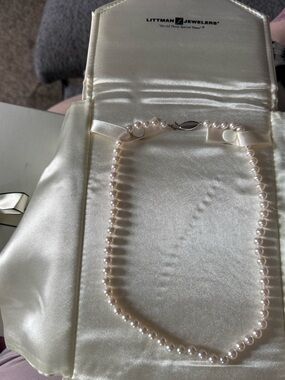 Littman Jewelers Classic White Pearl Necklace